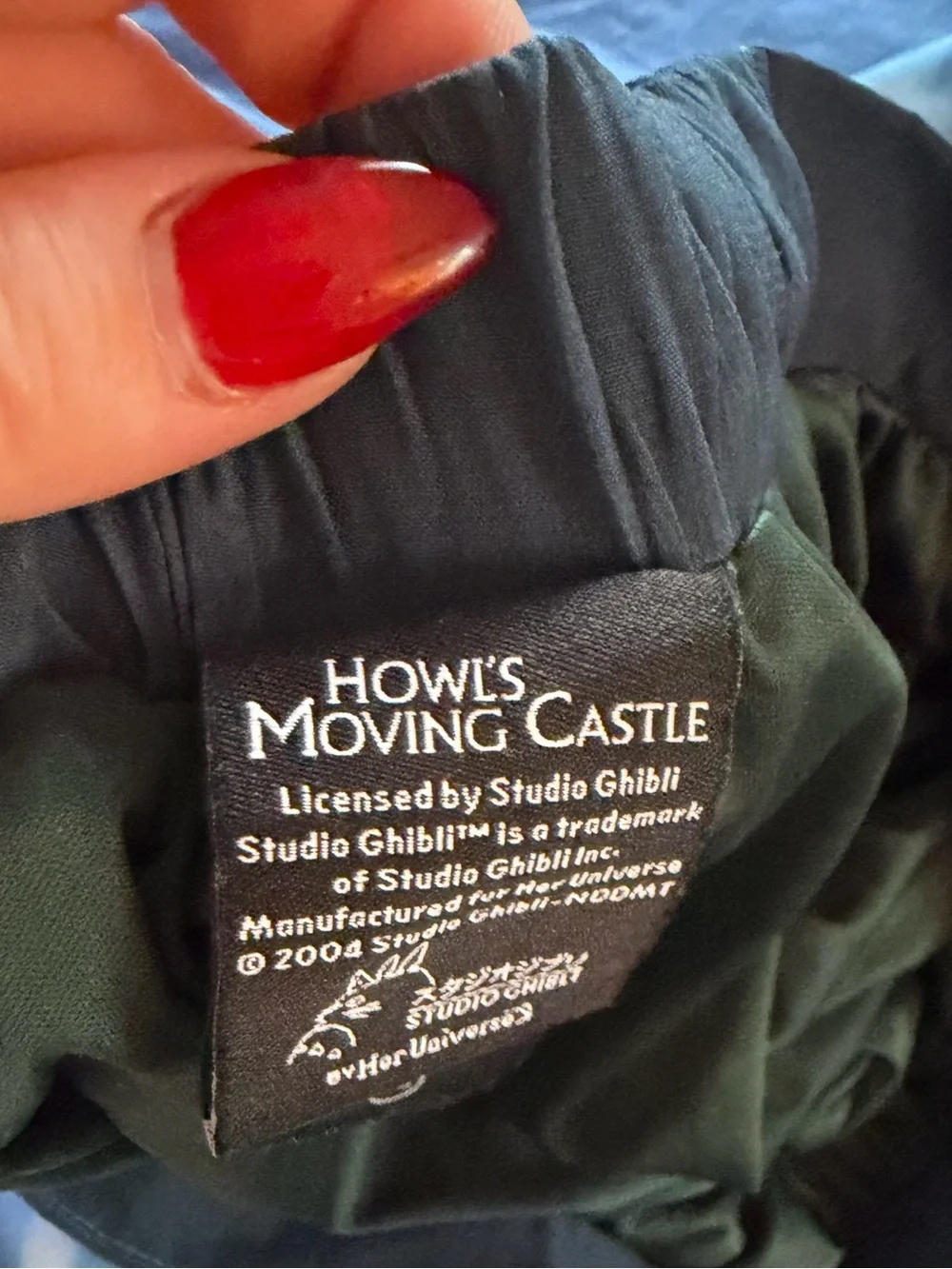 Howl’s moving castle Skirt with Contrast Trim - Women's Blue Skater